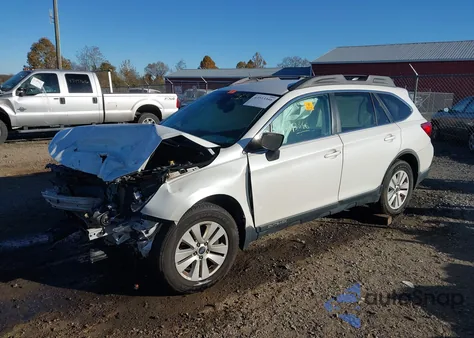 2018 Subaru Outback 2.5I Premium из США, поврежденный, VIN 4S4BSAFC5J3356708